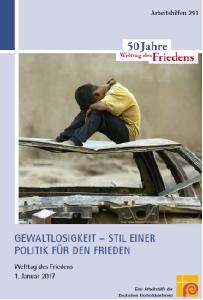 Arbeitshilfe Nr. 291 "Gewaltlosigkeit" / © Logo: DBK