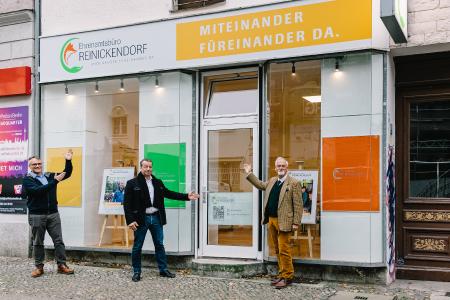 Vor dem zusätzlichen Standort des Ehrenamtsbüros Reinickendorf, Foto: Patricia Kalisch