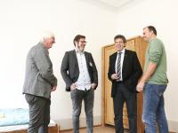 P.v.l.n.r.: Oliver Freesemann, Meike Bottlender, Dr. Uwe Spetzger und Michael Gleitz / Bild: Petra Geiger