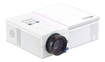 SceneLights LED-LCD-Beamer LB-9200 mit Media-Player, 1280 x 800 Pixel (HD) und 2.400 Lumen