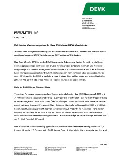 2017-06-13 DEVK Pressemitteilung Gesch鋐tsergebnisse 2016.pdf