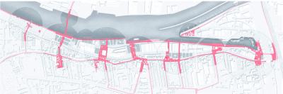 Grafik zur besten Masterthesis von Roman Balzer, "Quartiersentwicklung Woltmershauser Ufer"