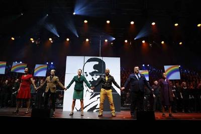 Chormusical "Martin Luther King" in Essen, © Foto: Stiftung Creative Kirche