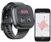 simvalley MOBILE 4G-Notfall-Armband PW-80.gps mit Freisprechen, GPS, Sturz-Sensor, App, IP67