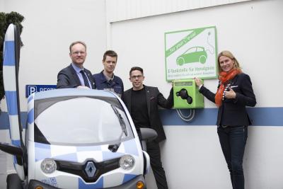Im Cuxhavener First-Class-Hotel laden Hotelgäste ihr Elektrofahrzeug kostenfrei