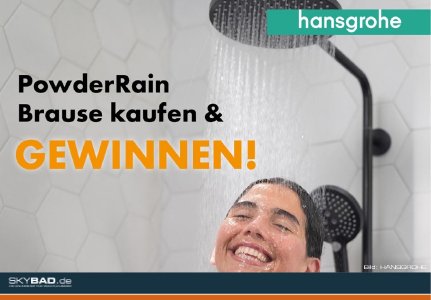 hansgrohe PowderRain Gewinnspiel