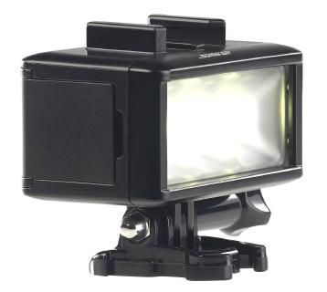 Somikon Unterwasser-LED-Licht für Action-Cams FVL-360.uw, 360 lm, 3 W, 900 mAh-Akku, IPX8
