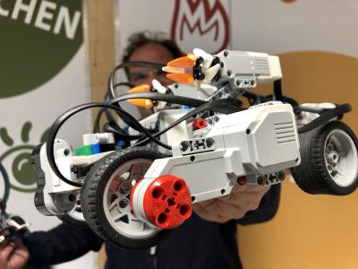 Arbeitsergebnis aus dem ersten Kurs des JuniorCampus MINT-Club, Bild THL