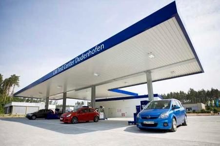 Das GM-Testzentrum Dudenhofen hat eine neue, hoch moderne Tankstelle in Betrieb genommen
