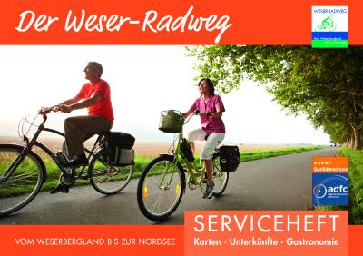 Weser-Radweg Serviceheft 2018 Cover