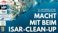 Isar-Clean-Up am 11. September in München