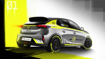Weltpremiere auf der IAA: Opel präsentiert als erster Hersteller ein elektrisches Rallyeauto