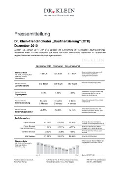 PM_Dr  Klein-Trendindikator Baufinanzierung_Dezember_2010.pdf
