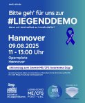Plakat zur Liegenddemo Hannover 2025
