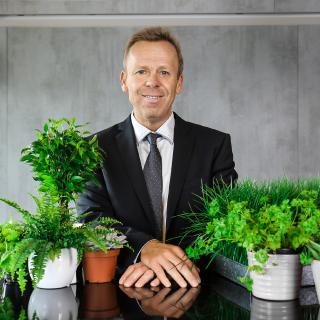 Geschäftsführer Ingo Schwerdtfeger steht für den neuen Markenwert