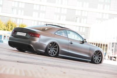 Audi RS 5 mit DeVille-Rädern und Weltpremiere der TZUNAMEE EVO auf der Essen Motor Show 2018