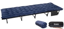 Semptec Urban Survival Technology Ultraleichtes Feldbett mit XL-Feldbettauflage, bis 120 kg Tragkraft
