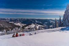 Schneeschuhlaufen auf dem Belchen 