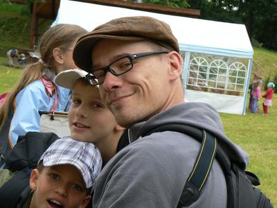 Praktikant für die Umwelt Marcus Kehlert bei Aktionstag Umweltbildung in Blankenförde