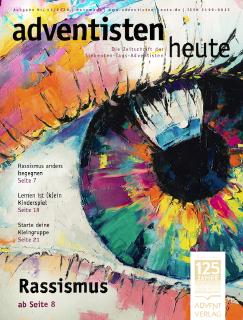 Cover der Novemberausgabe von „adventisten heute“
© Cover: Julia Klaushardt/Hope Media