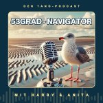 Titelbild des neuen B2B-KI-Podcasts „53Grad-Navigator“.