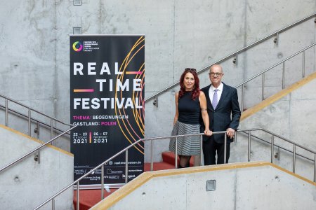 Pressegespräch im Metropol Theater 07.10.: C. J. Birkholz/künstlerische Leiterin, Dr. Gerhard Köster/GF Festival, Ilona Rieke/Filmbüro Bremen (Foto: Marco Gallmeier)