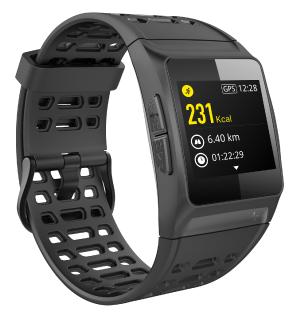 NX 4399 newgen medicals GPS Sportuhr SW 250.hr Farbdisplay IP68