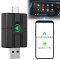 Creasono Wireless Adapter für Apple CarPlay und Android Auto, mit 2,4 & 5 Ghz