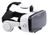 ZX 1638 1 auvisio Virtual Reality Brille mit integrierten Kopfhoerern 3D Justierung