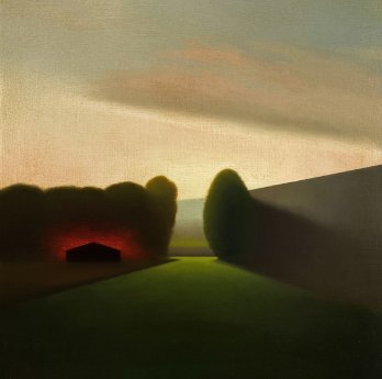 Eliana Petrizzi, Sine sole sileo, 2020, Öl auf Leinwand, 50 x 50 cm.jpg