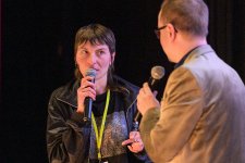 Die Regisseurin Salome Vepkhvadze bei der Premiere des Films auf den INDEPENDENT DAYS|23. Internationale Filmfestspiele Karlsruhe.