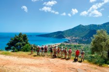 Alleinreisende treffen sich im Spätsommer auf Thassos (Foto: Blick auf den Golden Beach)
Quelle Wikinger Reisen, Foto honorarfrei