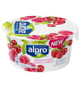 Alpro® Soja-Joghurtalternative, Himbeere-Cranberry