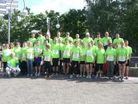 Fast 90 Mitarbeiterinnen und Mitarbeiter des Klinikums starteten am 13. Mai bei der 23. Badischen Meile