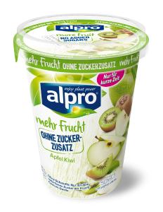 Sojajoghurtalternative Apfel-Kiwi Limited Edition von Alpro