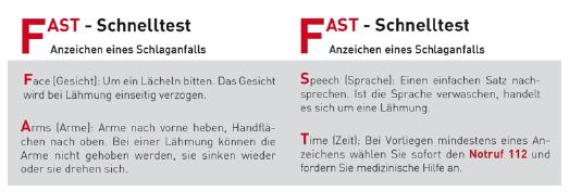 Schlaganfall ist immer ein Notfall