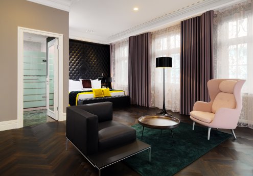 Hotel F├╝rstenhof Leipzig - Brockhaus Suite - Bedroom.jpg
