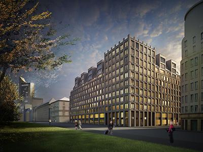 Entwurf Brühl-Neubau Unister, Luka Kalkof Architektur