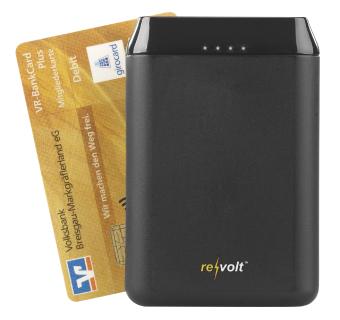 revolt USB-Powerbank PB-210 mit 10.000 mAh, 2 USB-Ports, 2,4 A, 12 Watt