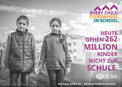 #EveryChildEverywhereInschool - Bildungsinitiative von ADRA / © Foto Arjay Arelano / ADRA