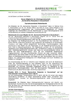 PM - Aufnahme Niederlausitz in AG Barrierefreie Reiseziele in Deutschland.pdf