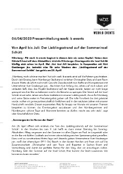 Pressemitteilung wbe - Von April bis Juli Der Lieblingsstrand auf der Sommerinsel Schütt.pdf