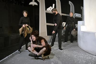 Nora Rebecca Wolf, Andreas Schlegel, Rouven Klischies, Sarah Finkel / Foto: Thomas Braun