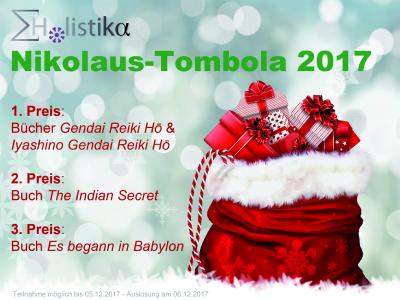 Bis zum 05. Dezember können facebook user noch an der Holistika Nikolaus-Tombola teilnehmen, am 06. Dezember werden tolle Buchpreise verlost!