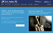 Screenshot der neuen MS-Jugendwebsite www.jugend-und-ms.de