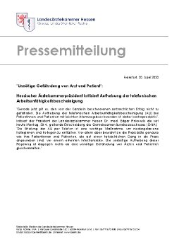 PM_Hessischer Ärztekammerpräsident kritisiert Aufhebung der telefonischen Arbeitsunfähigkeitsbes.pdf
