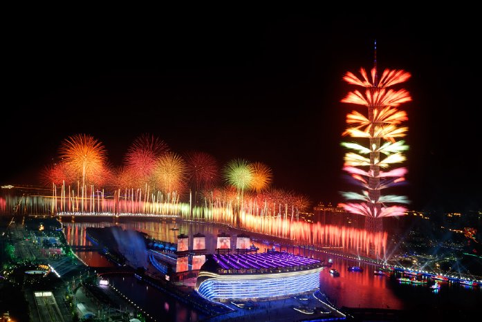 Panda Fireworks Eröffnungsfeuerwerk Asien- und Paraspiele 2010 in Guangzhou.jpg