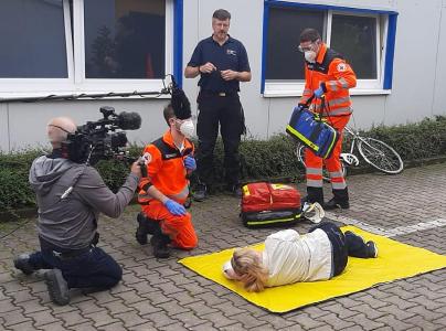 Drehtag in Erlangen