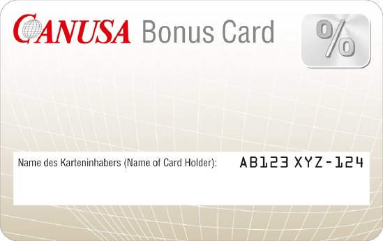 Canusa Bonus Card.JPG