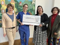 v.l.n.r.: Ines Dombrowski, Frauke Riedel, Patricia Döpfert, Parisa Weinlein / Bildquelle: Frühchentreff Karlsruhe e.V.